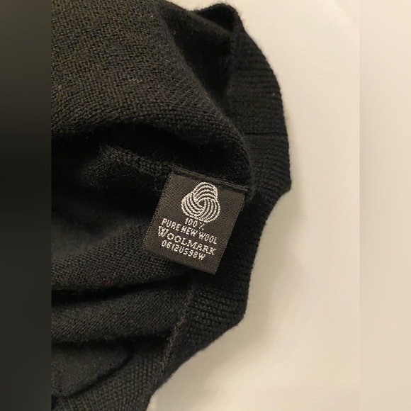 Merona Italian 100% wool V neck Pullover Long Sleeve Sweater Mens - Picture 6 of 7